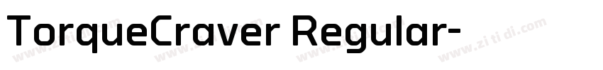 TorqueCraver Regular字体转换